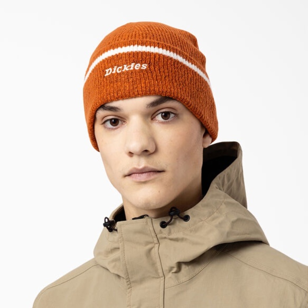 Dickies Chalkville Beanie, Gingerbread Brown / Orange